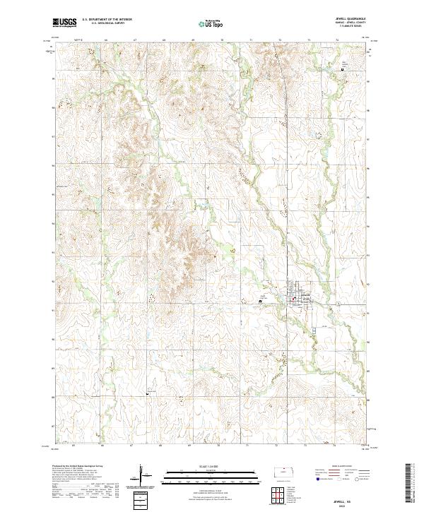 Jewell topographic map thumbnail