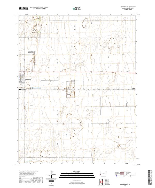 Johnson East topographic map thumbnail