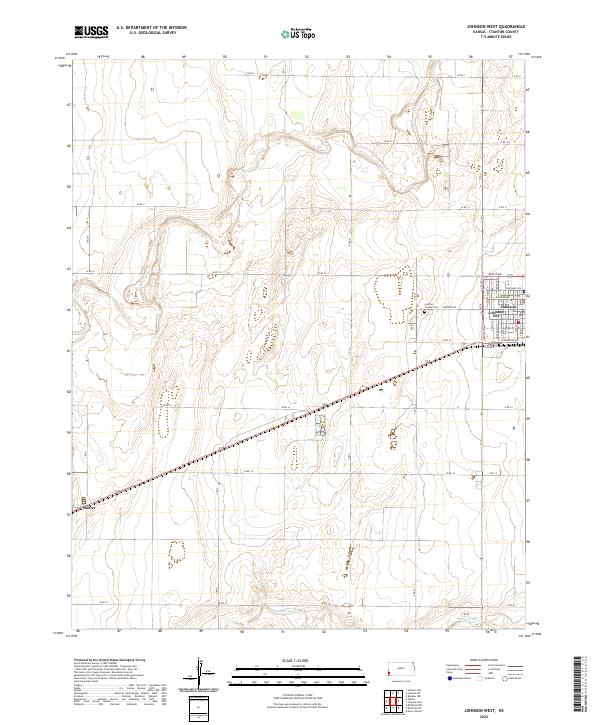 Johnson West topographic map thumbnail