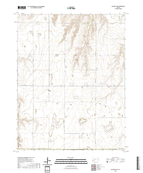 Kalvesta SW topographic map thumbnail