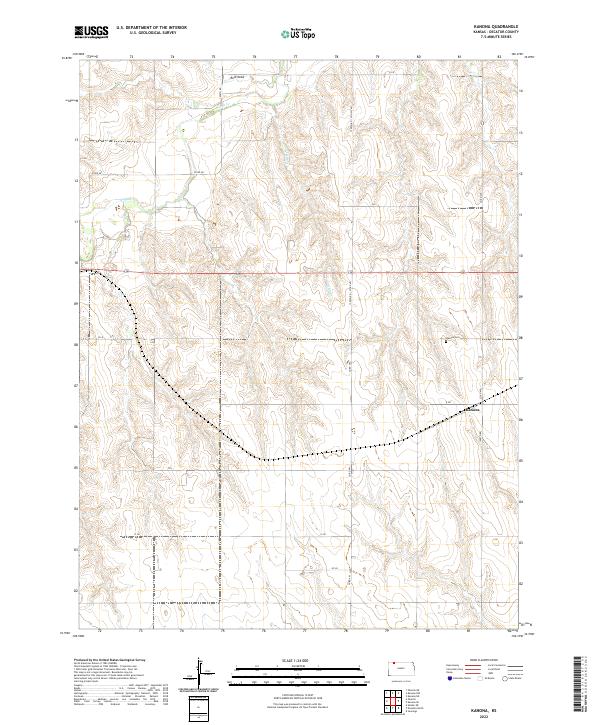Kanona topographic map thumbnail