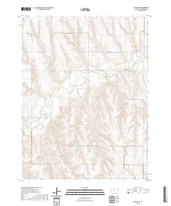 Kanona NE topographic map thumbnail