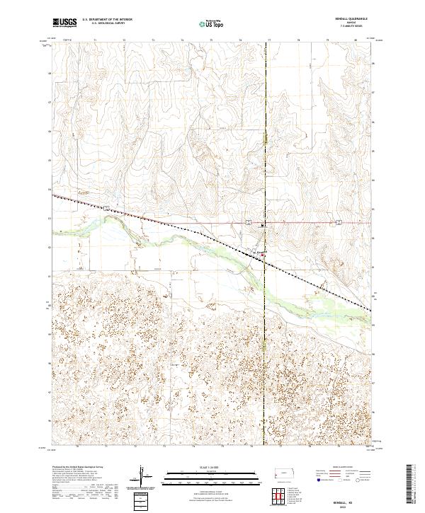 Kendall topographic map thumbnail