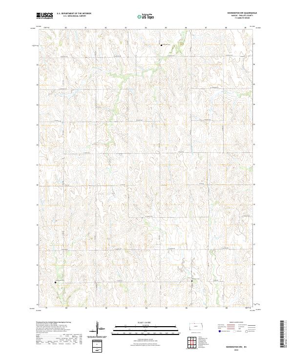 Kensington NW topographic map thumbnail