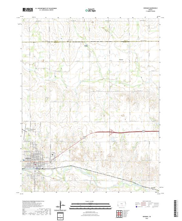 Kingman topographic map thumbnail
