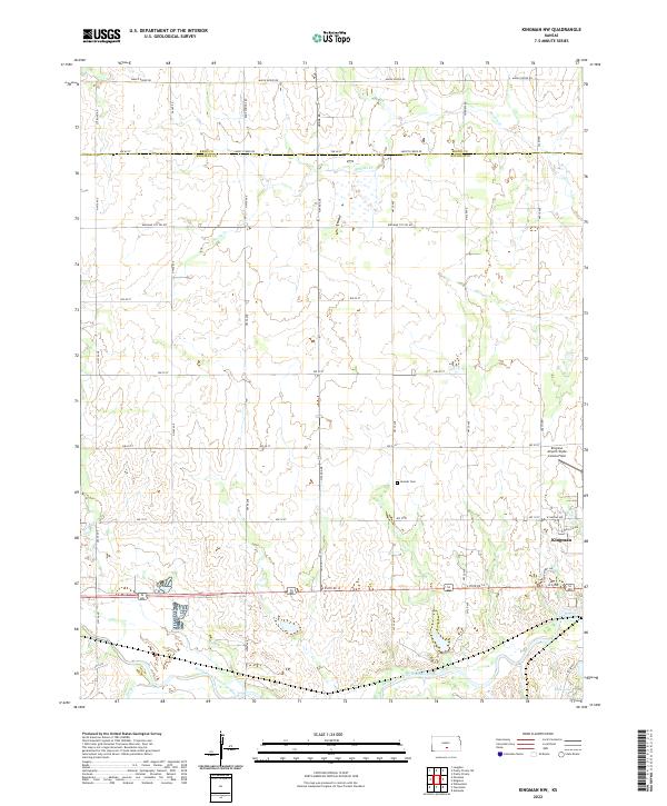 Kingman NW topographic map thumbnail