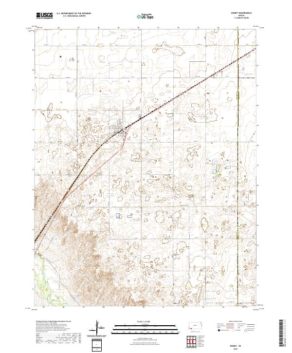 Kismet topographic map thumbnail