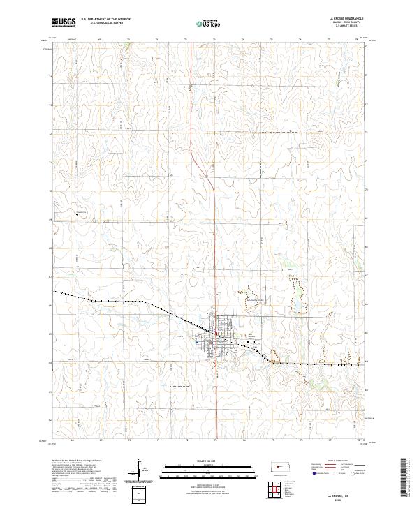 La Crosse topographic map thumbnail