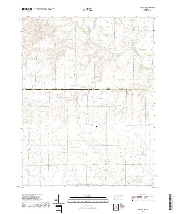 La Crosse NW topographic map thumbnail