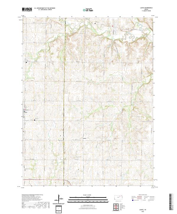 Lasita topographic map thumbnail