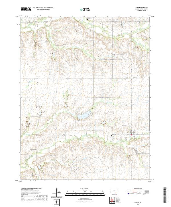 Latham topographic map thumbnail