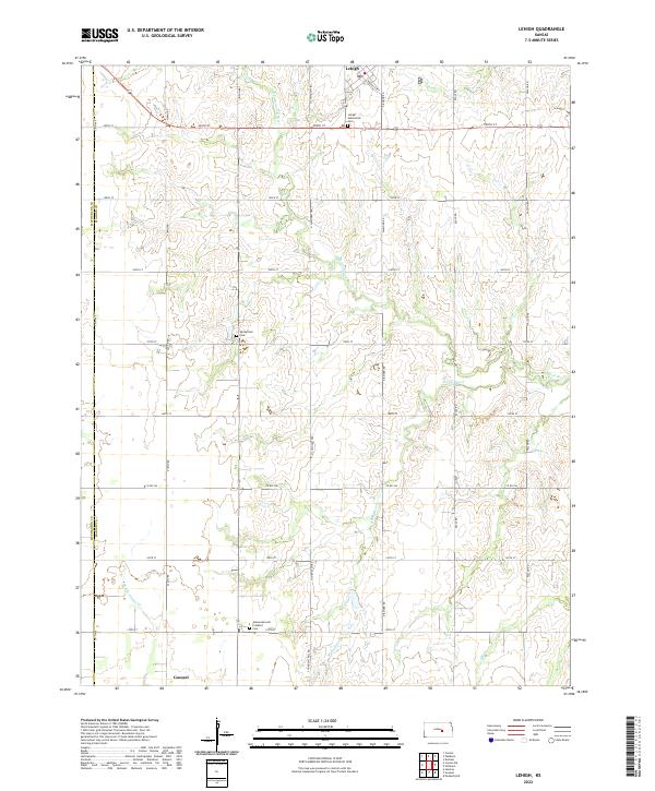 Lehigh topographic map thumbnail