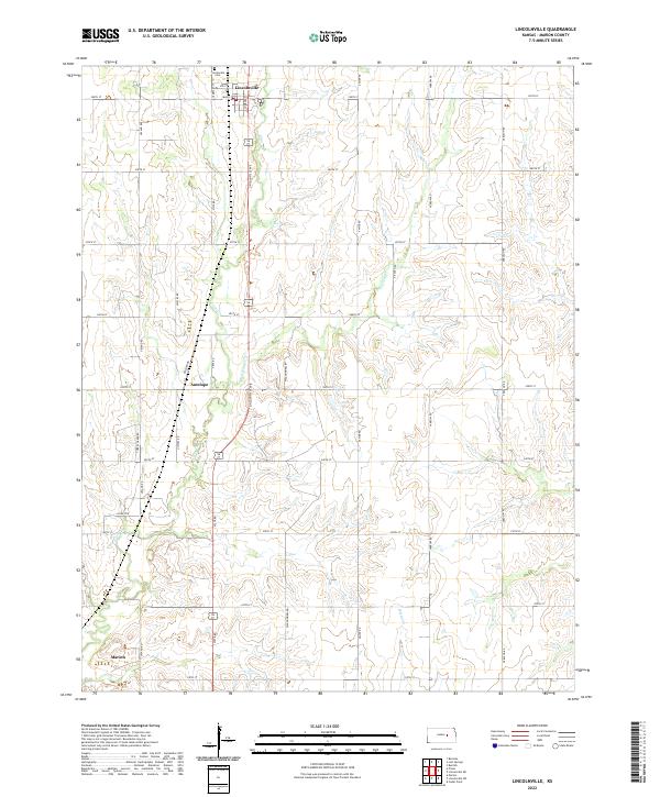 Lincolnville topographic map thumbnail