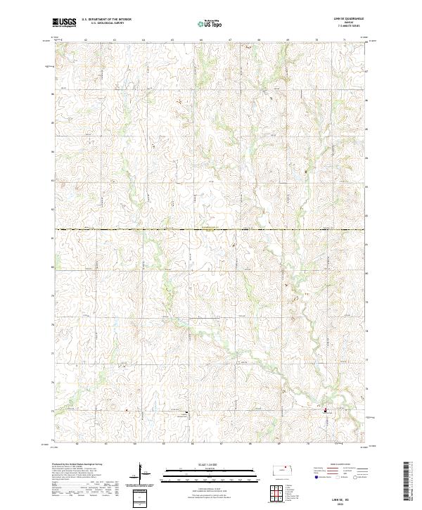Linn SE topographic map thumbnail