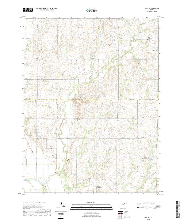 Linn SW topographic map thumbnail