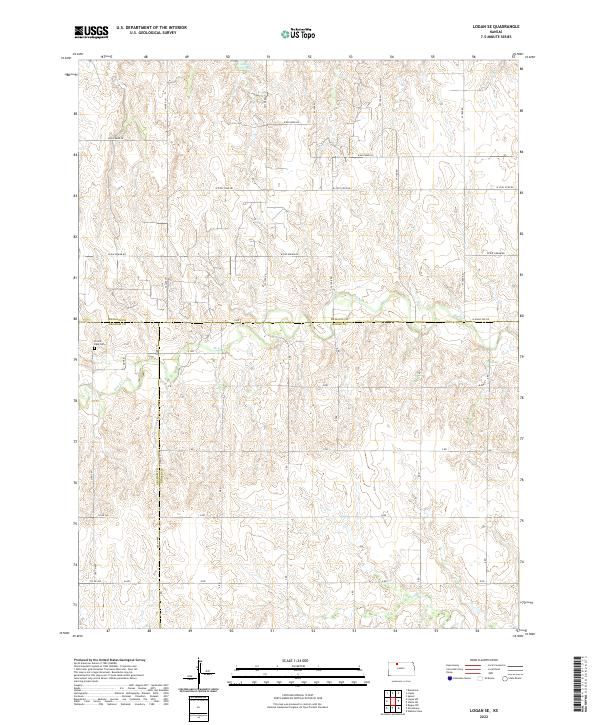 Logan SE topographic map thumbnail