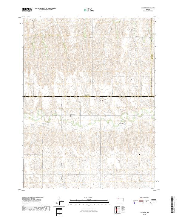 Logan SW topographic map thumbnail