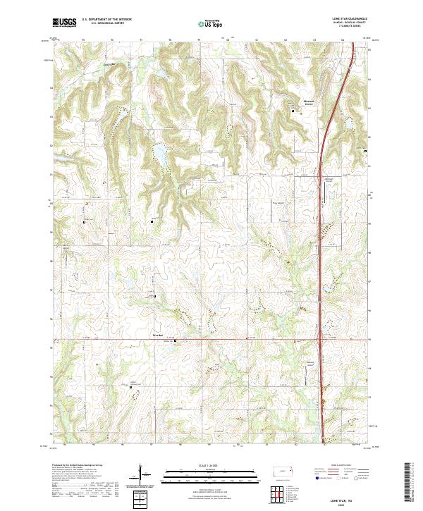 Lone Star topographic map thumbnail