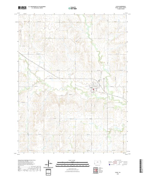 Lucas topographic map thumbnail