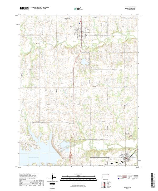 Lyndon topographic map thumbnail