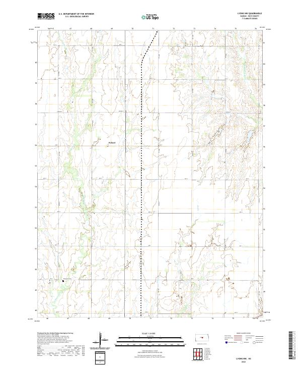 Lyons NW topographic map thumbnail