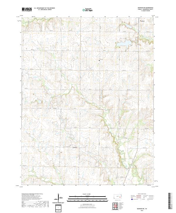 Madison SW topographic map thumbnail