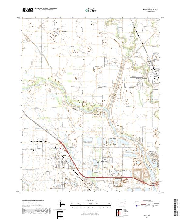 Maize topographic map thumbnail