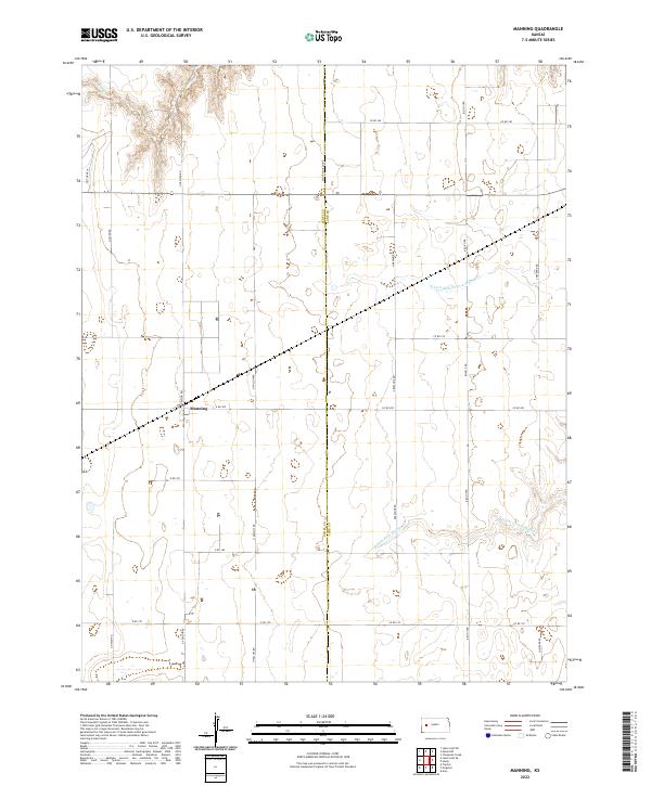 Manning topographic map thumbnail