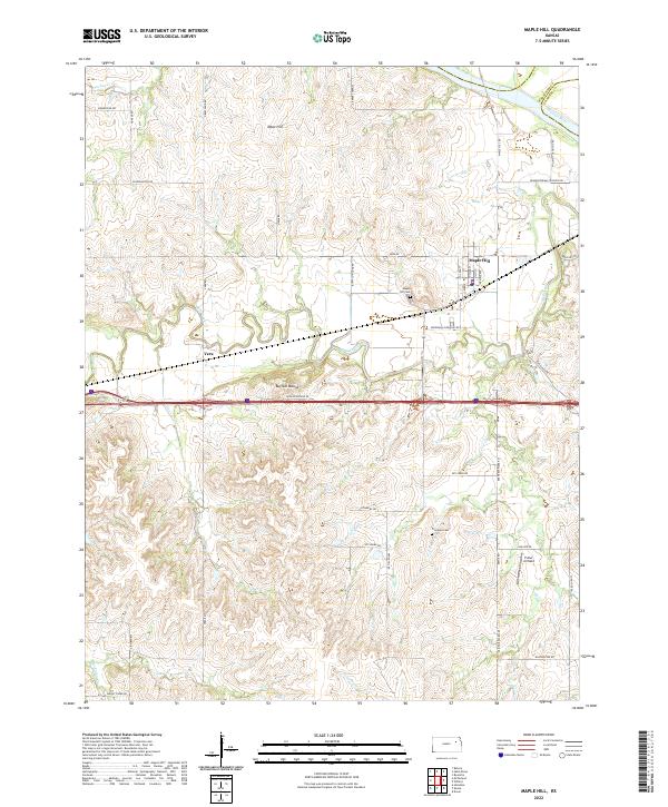 Maple Hill topographic map thumbnail
