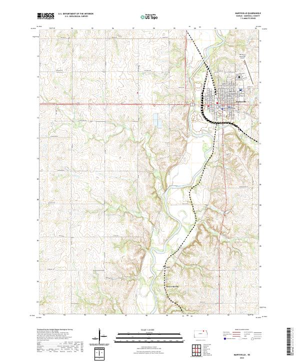 Marysville topographic map thumbnail
