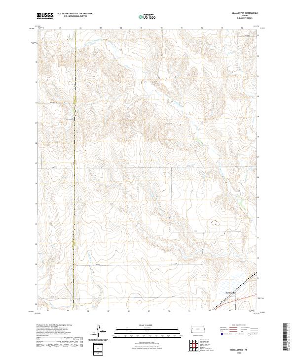 McAllaster topographic map thumbnail