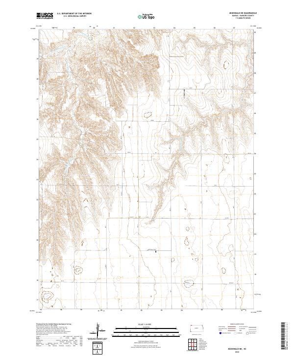 McDonald NE topographic map thumbnail