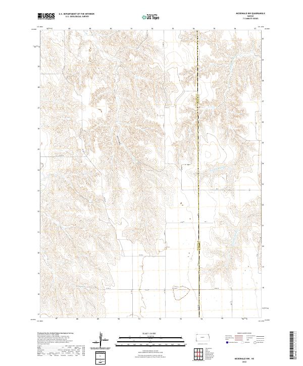 McDonald NW topographic map thumbnail