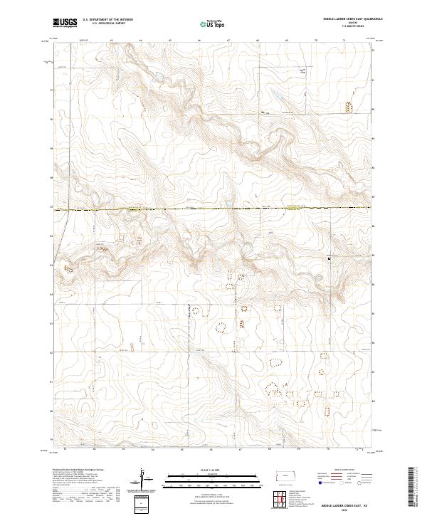 Middle Ladder Creek East topographic map thumbnail