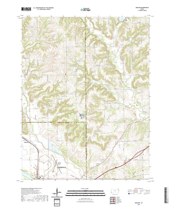 Midland topographic map thumbnail