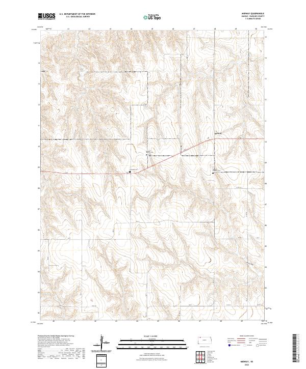 Midway topographic map thumbnail