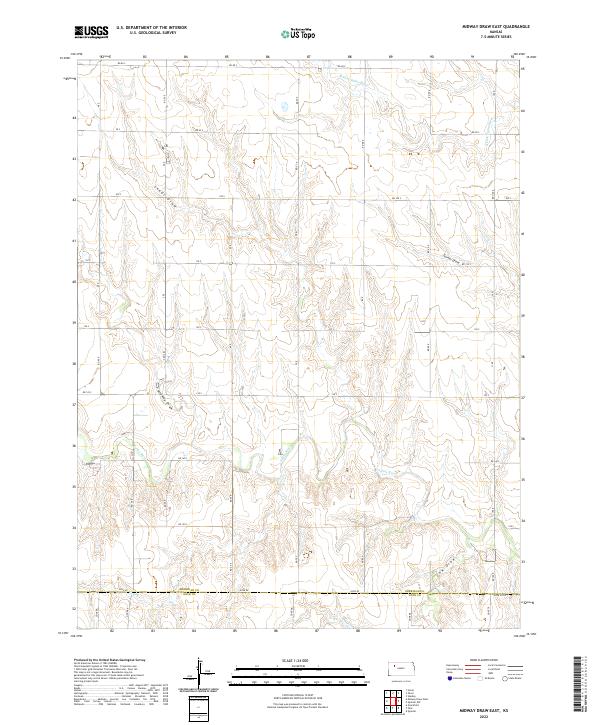 Midway Draw East topographic map thumbnail