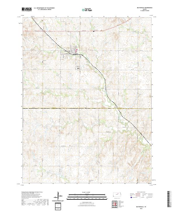Miltonvale topographic map thumbnail
