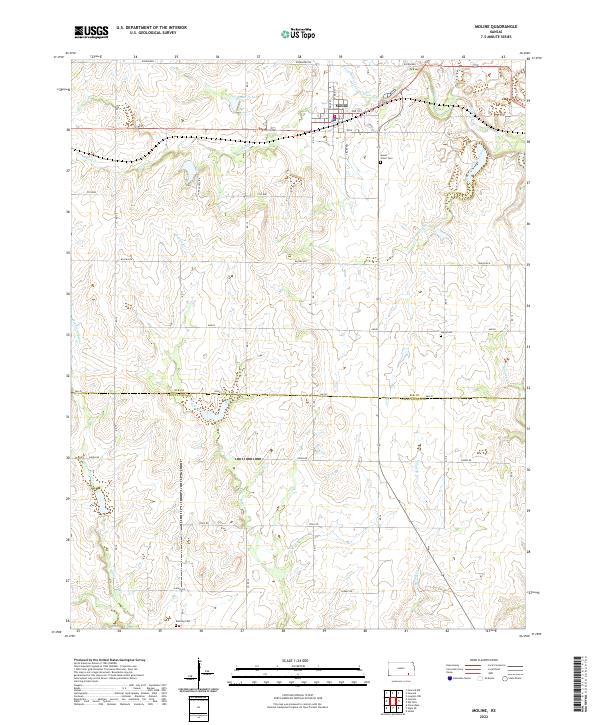 Moline topographic map thumbnail
