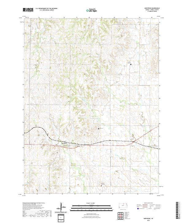 Montrose topographic map thumbnail
