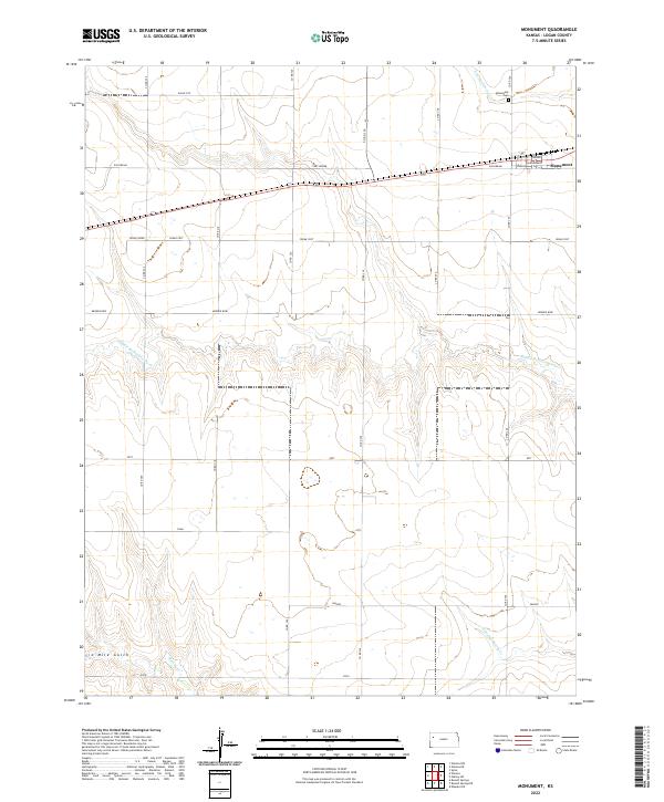 Monument topographic map thumbnail