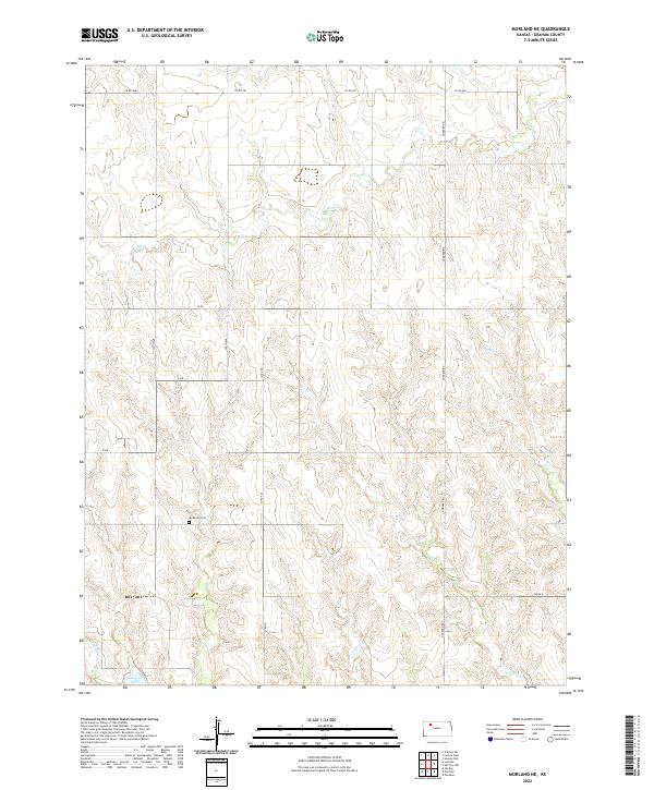 Morland NE topographic map thumbnail