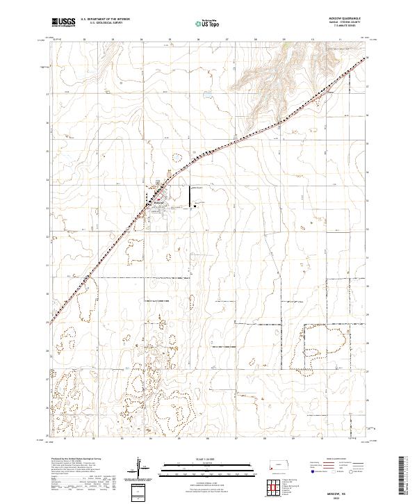 Moscow topographic map thumbnail