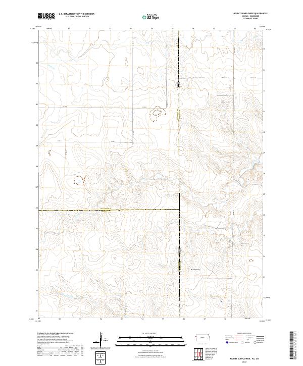 Mount Sunflower topographic map thumbnail