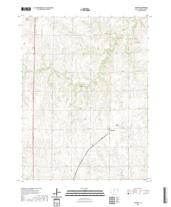 Munden topographic map thumbnail