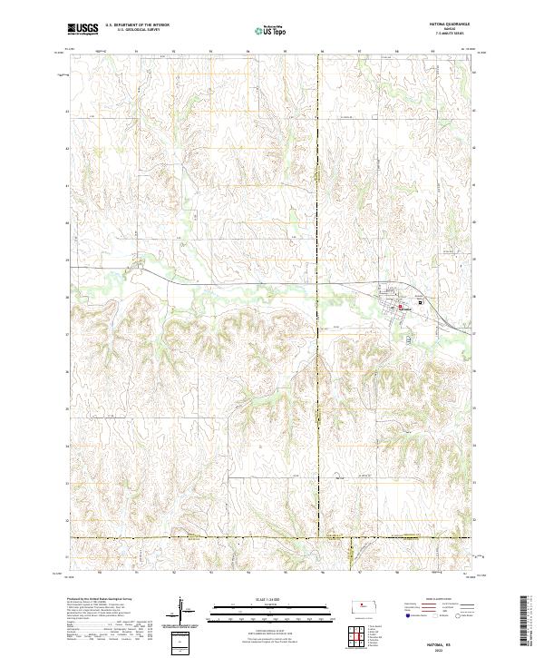 Natoma topographic map thumbnail