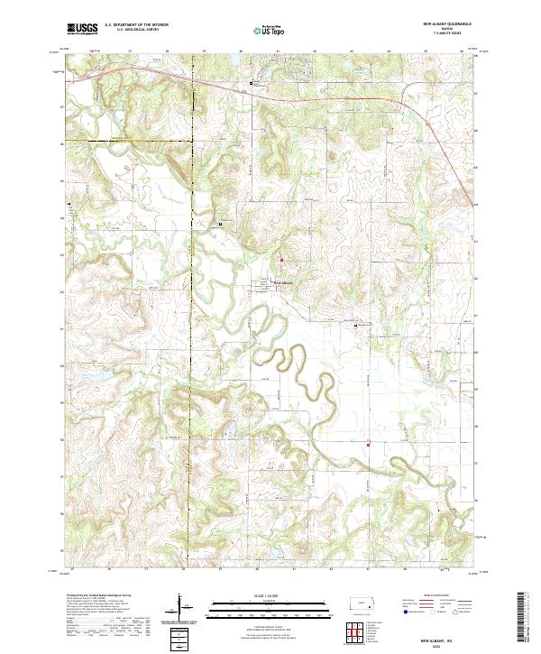 New Albany topographic map thumbnail