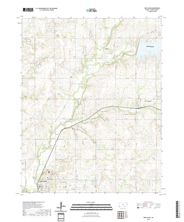 New Salem topographic map thumbnail