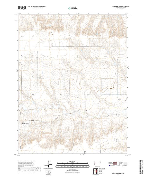 Nickel Mine Spring topographic map thumbnail