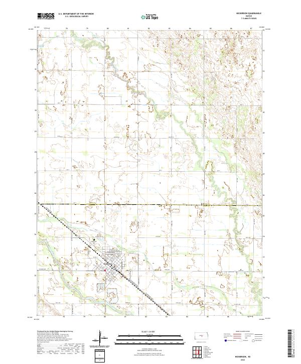Nickerson topographic map thumbnail